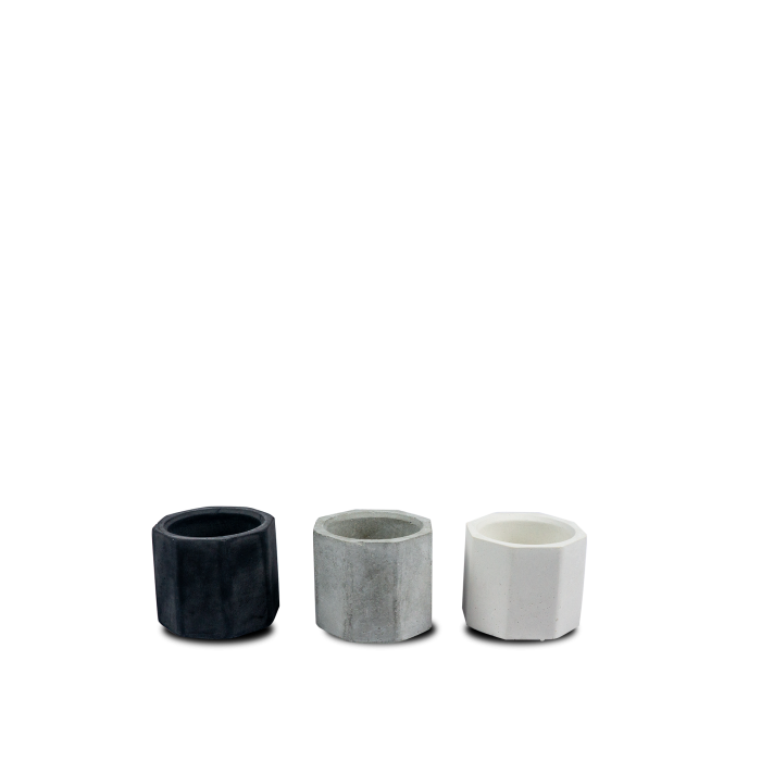 Grayscale Array 3 Hexagon