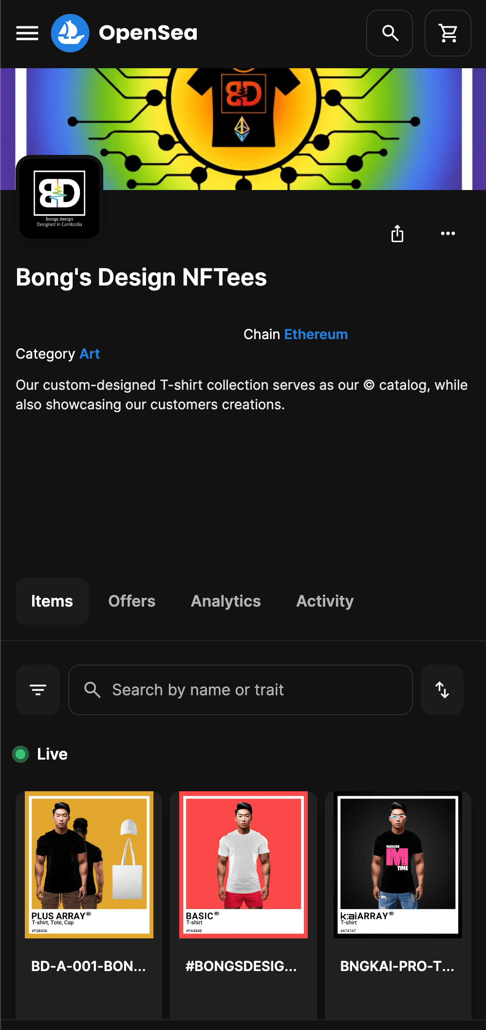 Bong's Design NFTees
