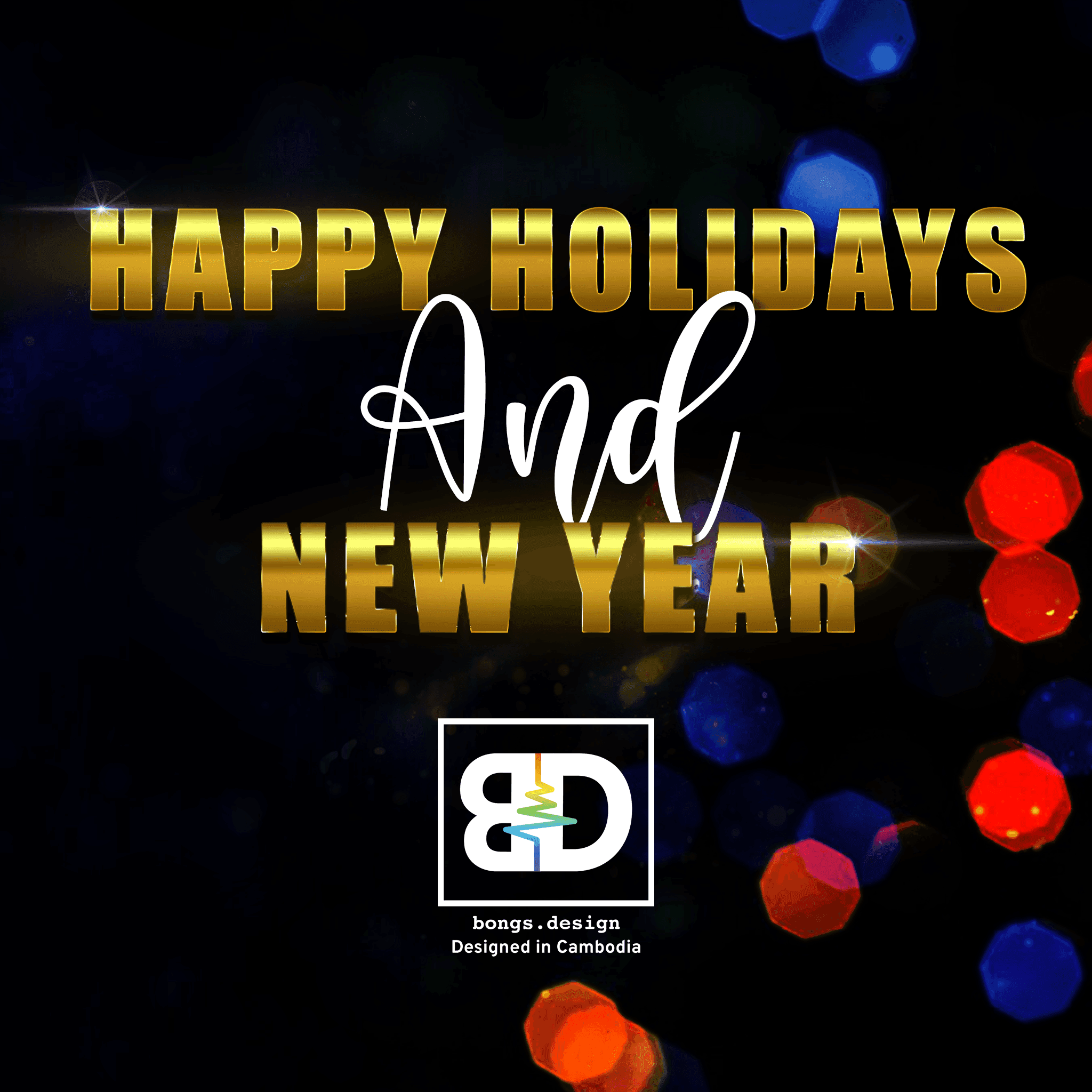 Bd Post Merry Christmas Happy New Year